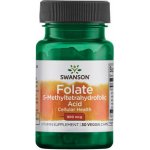 Swanson Folate 800 μg 30 rostlinných kapslí – Hledejceny.cz