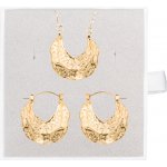 Franco Bene Vzorovaný set náušnice a náhrdelník pozlacený 2227 – Sleviste.cz