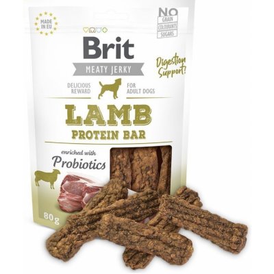 Brit Jerky Lamb Protein Bar 80 g – Hledejceny.cz