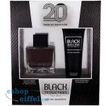 Antonio Banderas Seduction in Black EDT 100 ml + balzám po holení 75 ml dárková sada – Hledejceny.cz