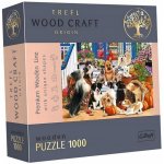 TREFL Wood Craft Origin Psí přátelství 1000 dílků – Sleviste.cz