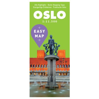 plán Oslo laminovaný