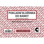 Baloušek Tisk PT080 Pokladní složenka do banky, A6, samopropisovací – Zboží Dáma