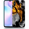 Pouzdro a kryt na mobilní telefon Xiaomi Pouzdro Picasee silikonové Xiaomi Redmi 9A - Black Gold čiré