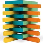 Janod Dřevěné kreativní kostky s předlohami 60 ks – Sleviste.cz