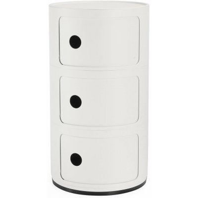 Kartell Componibili Mat 3box matný bílý – Zboží Mobilmania