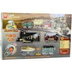 Lean Toys 28095 Elektrická vláčkodráha RC Classical Train světla zvuky dým 24 dílů – Zboží Mobilmania