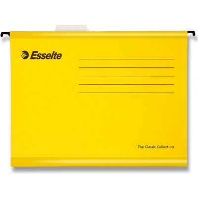 Esselte Classic - závěsné zakládací desky A4 - žluté, 25 ks – Zboží Dáma
