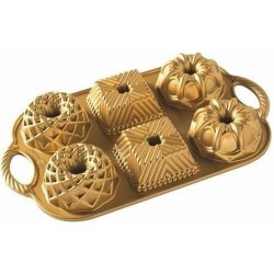 Nordic Ware Premier Gold Collection Forma na 6 MINI BÁBOVEK 1,4 l