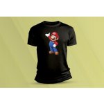 Sandratex dětské bavlněné tričko super mario 5 černá – Zboží Dáma
