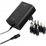 Ansmann 1201-0024 zásuvkový napájecí adaptér, nastavitelný, 12 V/DC, 9 V/DC, 7.5 V/DC, 6 V, 4.5 V/DC, 3 V, 1500 mA, 18 W – Hledejceny.cz