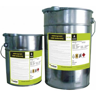 Weber Webersys Epox NT epoxidový nátěr tenkovrstvý barevný 6 kg – Hledejceny.cz