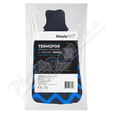 SimplyMed Termofor s pleteným obalem 2 l Waves – Zboží Dáma
