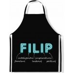IMPAR Zástěra Mužská jména Neon Filip – Hledejceny.cz