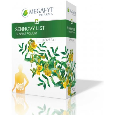Megafyt Sennový list 1,5 g léčivý čaj při zácpě 50 g