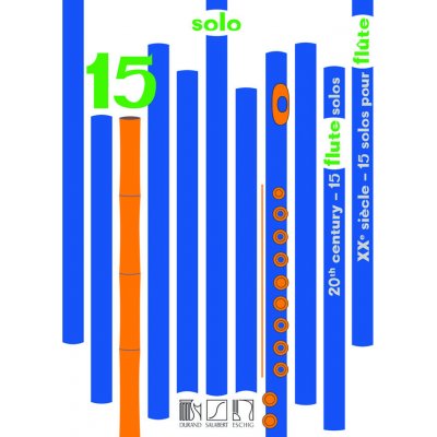 Editions Durand Noty pro flétny 15 Solos pour Flute du XXe Siecle