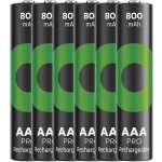 GP ReCyko Pro AAA 800mAh 6ks 1032126080 – Zboží Živě
