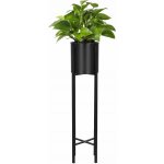 SPRINGOS Květináč se stojanem 74 cm COMET GA0196-XG černý – Hledejceny.cz
