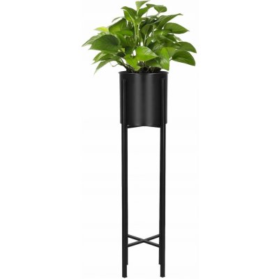 SPRINGOS Květináč se stojanem 74 cm COMET GA0196-XG černý – Hledejceny.cz