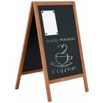 A-Z Reklama CZ Dřevěný poutač UWODD04668 s křídovou magnetickou tabulí 460 x 680 mm – Zboží Dáma