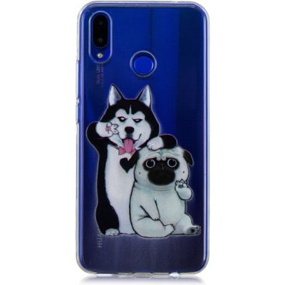 Pouzdro JustKing plastové husky a mops Huawei Nova 3i - čiré – Hledejceny.cz