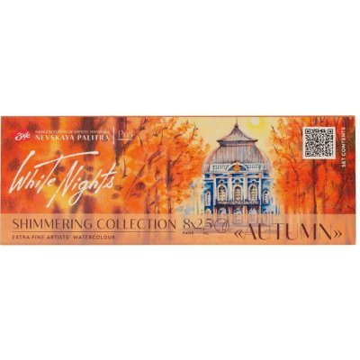 White Nights Akvarelové barvy 8 ks Shimmer autumn sada – Sleviste.cz