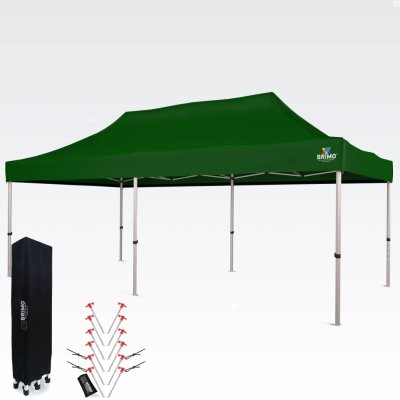 BRIMO Nůžkový stan 3x6 ALU bez stěn Zelená S. Alu – Sleviste.cz