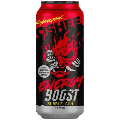 Oshee Cyberpunk Energy Boost - Bubble gum 0,5 l – Zbozi.Blesk.cz