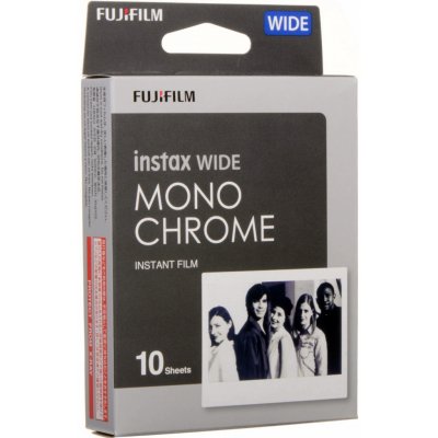 Fujifilm INSTAX Wide Monochrome černobílé fotografie 10 ks – Hledejceny.cz