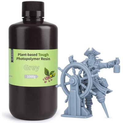 ELEGOO Plant-Based Resin Grey 1kg – Zboží Živě