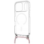 Fixed MagPure Neck s růžovou šňůrkou na krk pro Apple iPhone 17 Pro FIXPUNM2-1602-PI – Zboží Živě