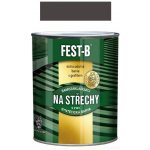 BARVY A LAKY HOSTIVAŘ, a.s. FEST-B S2141 2v1 barva na střechy a kov 5kg 0280 hnědý – Sleviste.cz