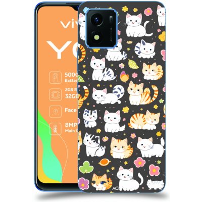 Pouzdro ACOVER Vivo Y01 s motivem Little cats – Zboží Mobilmania