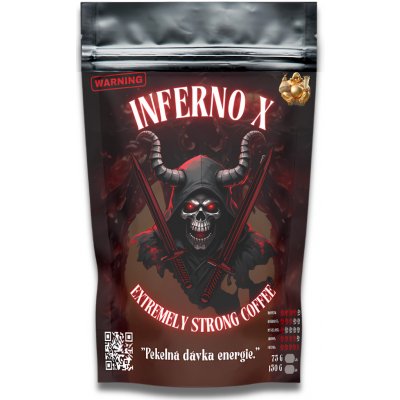 Buddhovy listy Inferno X Coffee Espresso zrnková 150 g – Hledejceny.cz