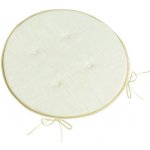 Bellatex LADA kulatý hladký Smetanová 40 cm – Sleviste.cz