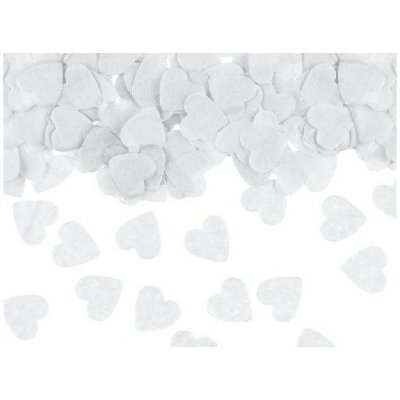 PartyDeco Konfety srdíčka bílá 1,6 x 1,6 cm 15g – Zboží Dáma PartyDeco Konfety srdíčka bílá 1,6 x 1,6 cm 15g – Zboží Dáma