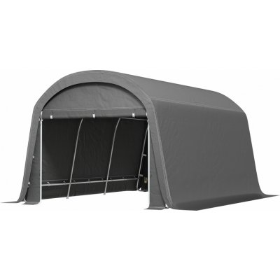 Outsunny Garážový stan 300 x 450 x 230 cm tmavě šedý – Hledejceny.cz