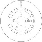 Brzdový kotouč TRW DF7592 | Zboží Auto