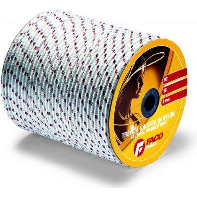 FACO PLAST Nylonové lano 4mm, bílé, žíhané – Sleviste.cz