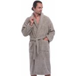 dlouhý pánský župan s šálovým límcem 1ZF3075 béžová – Hledejceny.cz