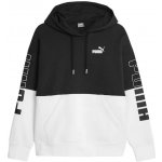 Puma dámská mikina Power Colorblock Hoodie FL bílo-černá – Sleviste.cz