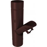 Prefa Klapka na dešťovou vodu Ø 100 mm P10 RAL 8019 oříšková – HobbyKompas.cz