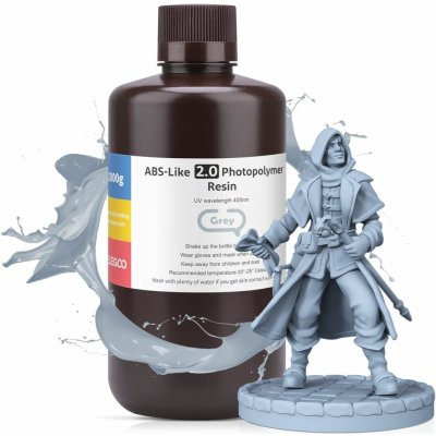 ELEGOO ABS-like Resin V2.0 1KG Grey 50.103.0060 – Zboží Živě