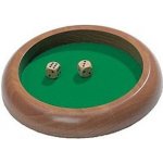 Hrací plato na kostky: dřevo a plátno 30 cm Dice Tray – Zboží Živě