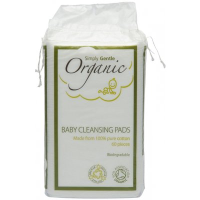 Simply Gentle dětské vatové tampóny BIO 60 ks – Zboží Dáma