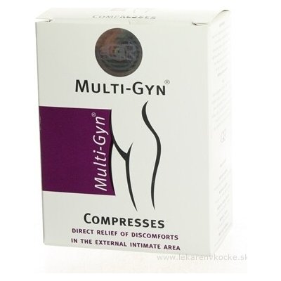 Alfamedica MULTI-GYN ANAL Compresses obklad proti hemoroidům 12 ks – Sleviste.cz