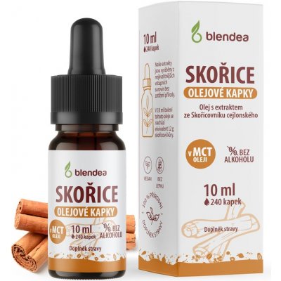 Blendea Skořice olejové kapky 10 ml – Zboží Mobilmania