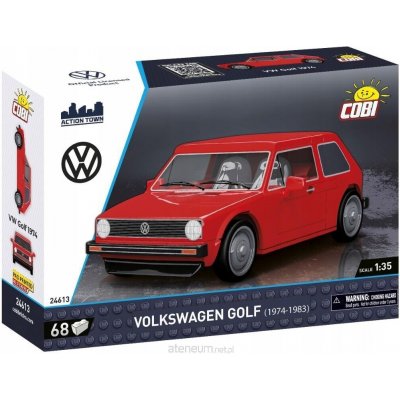 COBI 24613 Automobil Volkswagen GOLF (1974-1983) GTI červený – Zboží Dáma