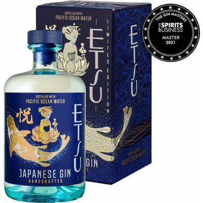 Etsu Pacific Ocean Water Japanese Gin 45 % 0,7 l (karton) – Zboží Mobilmania