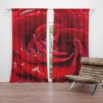 Sablio Závěs Růže: 2ks 140x250cm – Hledejceny.cz